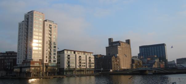 необычным явлением для Дублина является его новая жизнь многоэтажного городского центра.